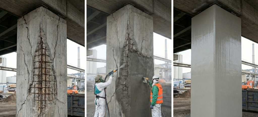 Betonsanierung Leistungen S-B-S GmbH